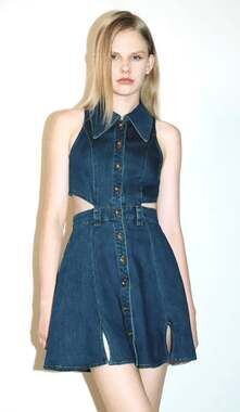 Urban Revivo Denim Dress Size 12